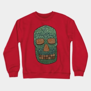 Squiggle Skull Crewneck Sweatshirt